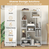 47-Inch Tall Bookshelf for Home Office Living Room