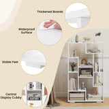 47-Inch Tall Bookshelf for Home Office Living Room