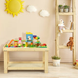 Solid Multifunctional Wood Kids Activity Play Table