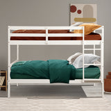 Twin Bunk Bed Children Wooden Bunk Beds Solid Hardwood