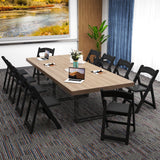 4 Pack Resin Folding Chairs with Padded Seat