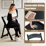 4 Pack Resin Folding Chairs with Padded Seat