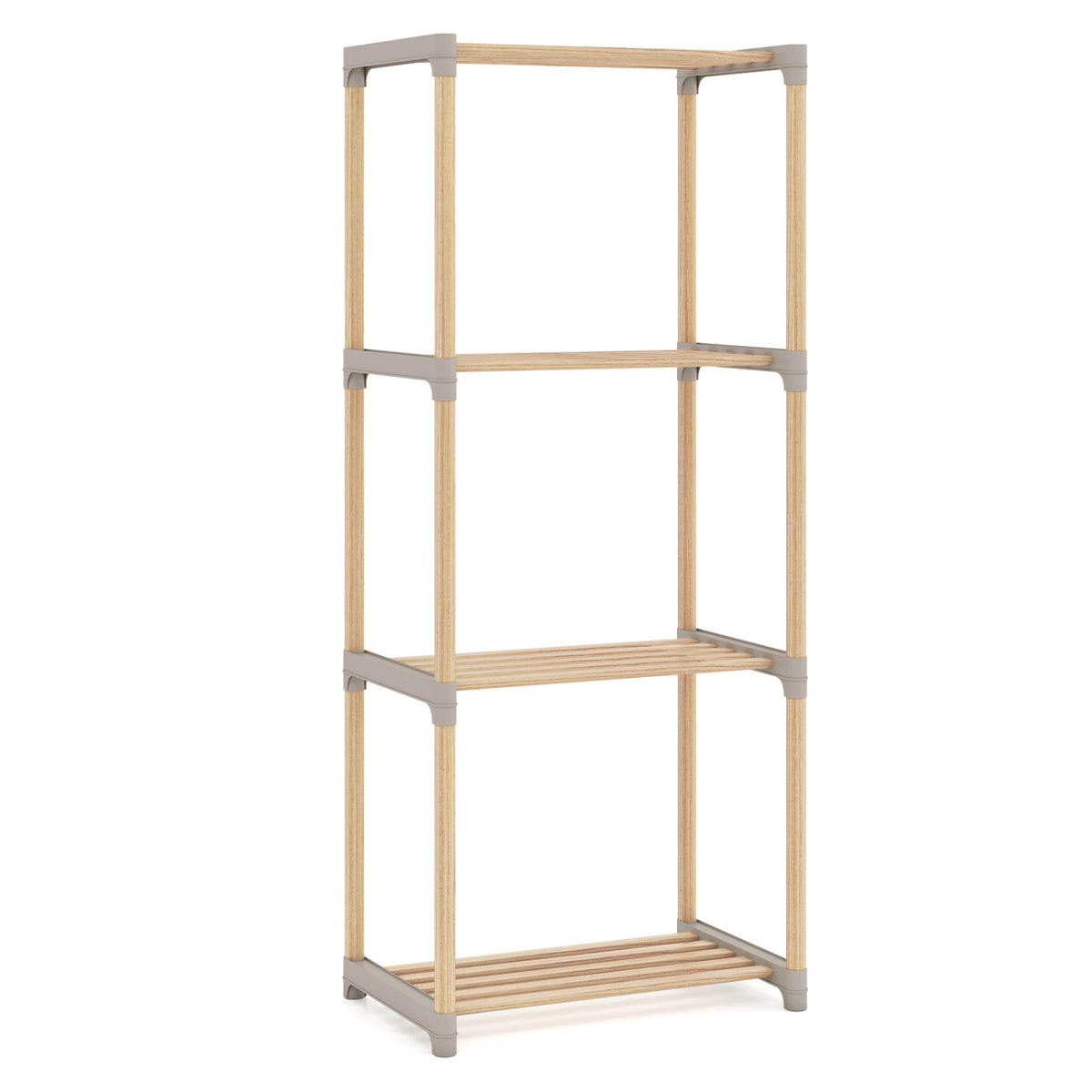 5-Tier/4-Tier Bookshelf with Open Shelves for Home Office and Bathroom-5/Bathroom-4