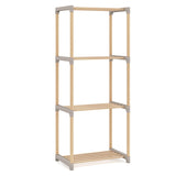5-Tier/4-Tier Bookshelf with Open Shelves for Home Office and Bathroom-5/Bathroom-4