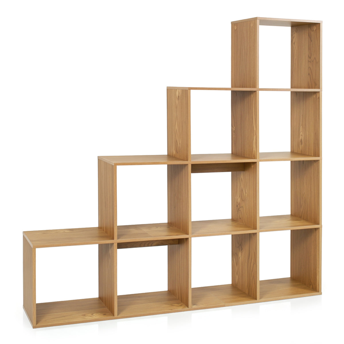 4-Tier Bookshelf with 2 Anti-Tipping Kits for Home Office
