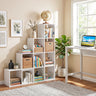 4-Tier Bookshelf with 2 Anti-Tipping Kits for Home Office