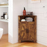 4-Tier Corner Storage Cabinet with Open Shelf