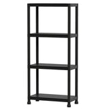 4-Tier/5-Tier/3-Tier Heavy-Duty Plastic Storage Shelves Freestanding Garage Shelving Unit