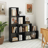 4-Tier Bookshelf Stair Bookcase with 6 Cubes Display Rack