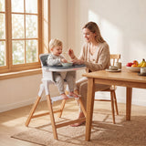 4-in-1 Convertible Baby High Chair with Detachable and Adjustable Tray
