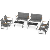 4-Piece Outdoor Conversation Patio Furniture Set