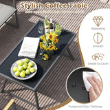 4-Piece Outdoor Conversation Patio Furniture Set