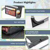 5-position Outdoor Folding Chaise Lounge Chair