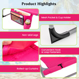 5-position Outdoor Folding Chaise Lounge Chair