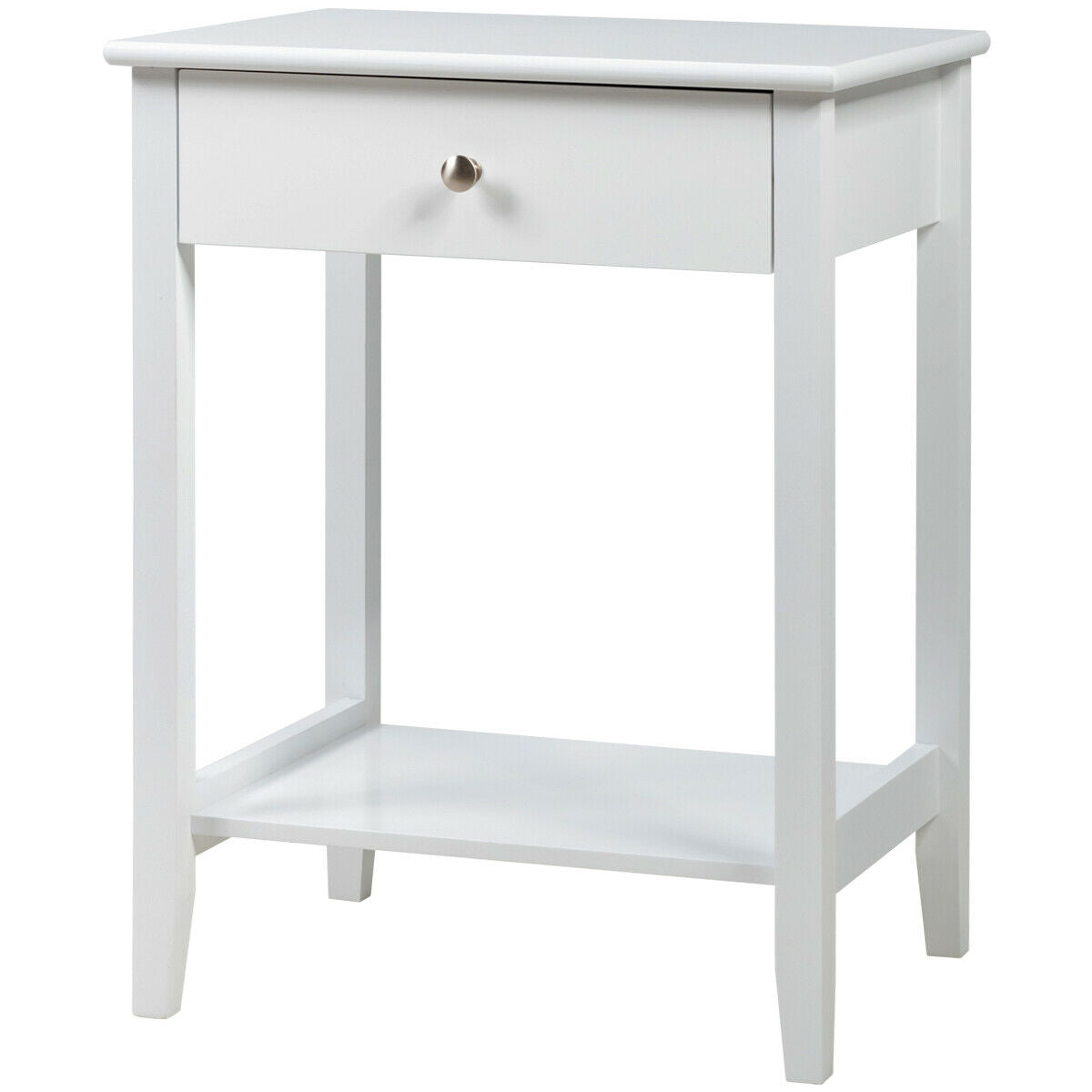 Wooden Nightstand  End Table Storage Display