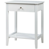 Wooden Nightstand  End Table Storage Display