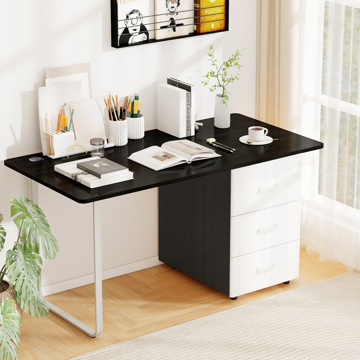 55" x 28" Universal Tabletop for Standard and Standing Desk Frame