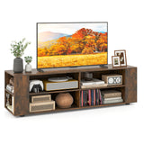 59 Inch Console Storage Entertainment Media Wood TV Stand