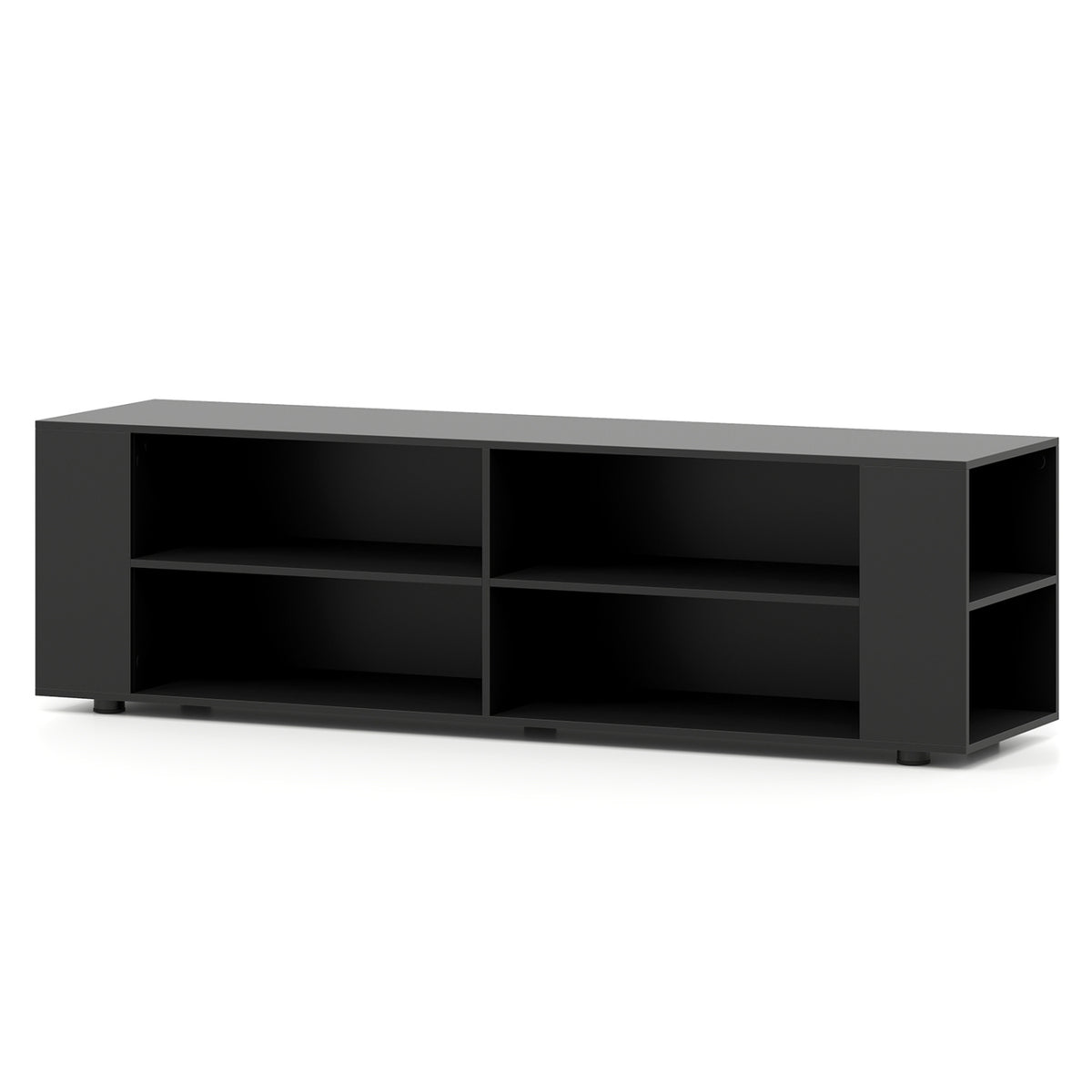 Console Storage Entertainment Media Wood TV Stand