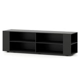 Console Storage Entertainment Media Wood TV Stand