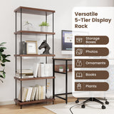 3-Tier Multipurpose Display Rack with Metal Frame