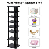 7-Tier Shoe Rack Practical Free Standing Shelves Storage Shelves