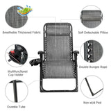 Oversize Lounge Chair with Cup Holder of Heavy Duty for outdoor