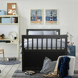 Twin Captainâs Bed with Trundle and 3 Storage Drawers