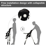 Foldable High chair with Multiple Adjustable Backrest