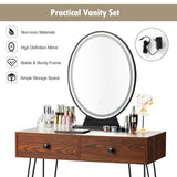 Industrial Makeup Dressing Table with 3 Lighting Modes