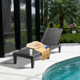 Outdoor Recliner Chair with 5-Position Adjustable Backrest