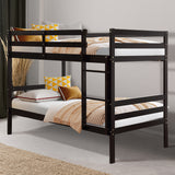 Twin Bunk Bed Children Wooden Bunk Beds Solid Hardwood
