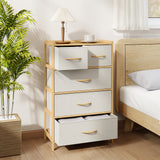 5-Drawer Dresser with Top Shelf for Bedroom-Natural
