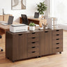 5 Drawer Storage Cabinet on Wheels with Adjustable Shelf