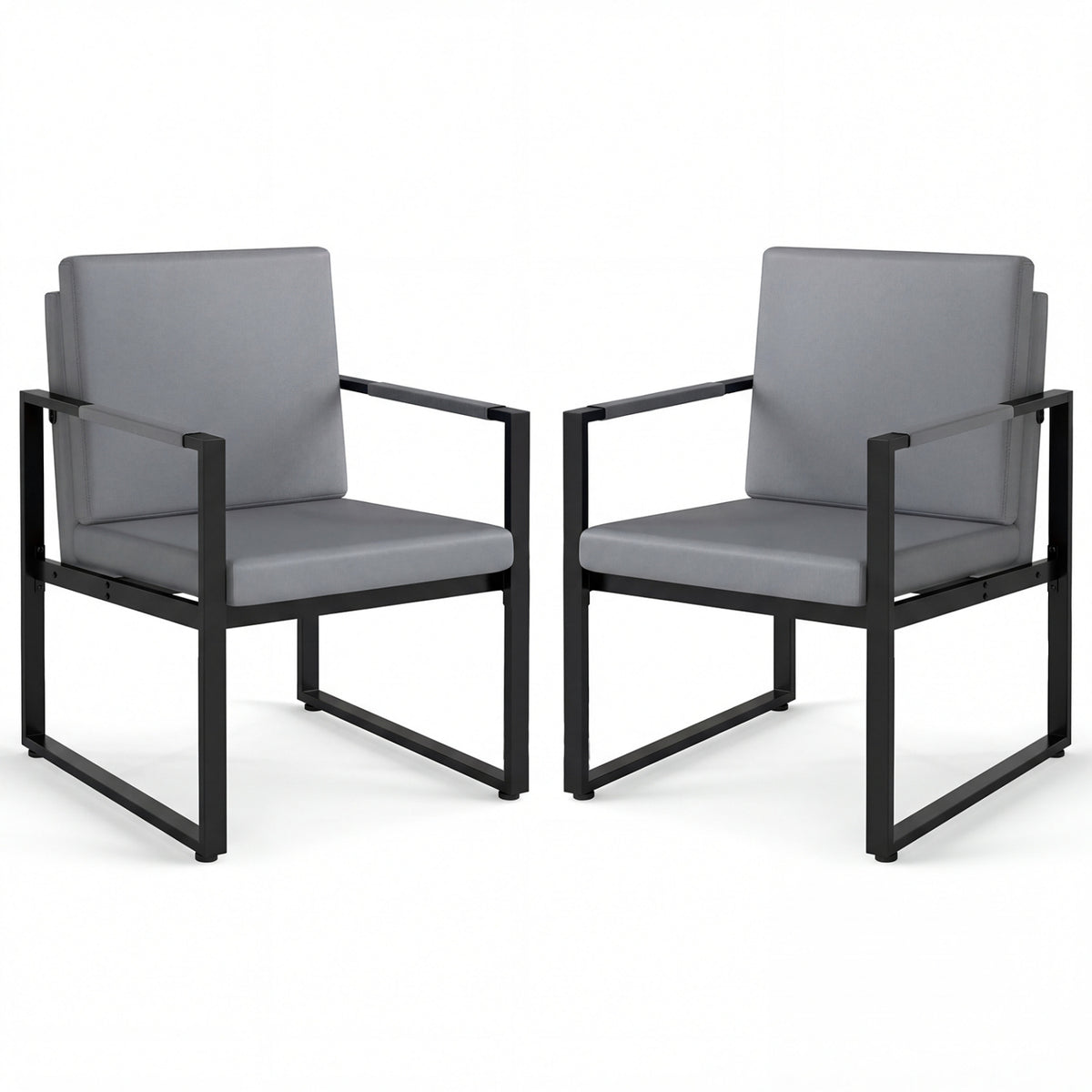 5 Pieces Living Room Set with 2 Accent Chairs and 2 Coffee Tables
