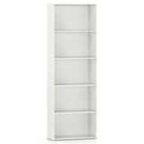 5-Shelf Storage Bookcase Modern Multi-Functional Display Cabinet Furniture