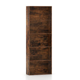 5-Tier Bookshelf Open Bookcase Freestanding Display Shelf Storage Organizer-Rustic Brown