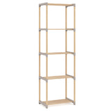 5-Tier/4-Tier Bookshelf with Open Shelves for Home Office and Bathroom-5/Bathroom-4
