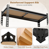 5-Tier Garage Shelving Unit 2200 LBS Metal Storage Shelves Adjustable Utility Rack-Set of 2