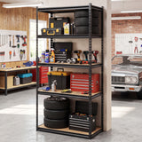 5-Tier Garage Shelving Unit 2200 LBS Metal Storage Shelves Adjustable Utility Rack-Set of 2