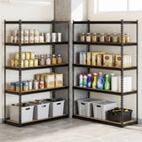 5-Tier Garage Shelving Unit for Warehouse and Basement-Set of 2