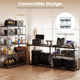 5-Tier Garage Shelving Unit for Warehouse and Basement-Set of 2