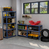 5-Tier Heavy Duty Metal Shelving Unit with 2000 LBS Total Load Capacity