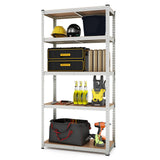 5-Tier Heavy Duty Metal Shelving Unit with 2000 LBS Total Load Capacity