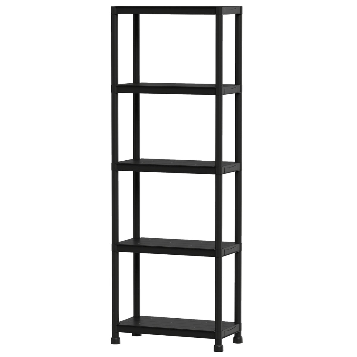 4-Tier/5-Tier/3-Tier Heavy-Duty Plastic Storage Shelves Freestanding Garage Shelving Unit