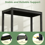 4-Tier/5-Tier/3-Tier Heavy-Duty Plastic Storage Shelves Freestanding Garage Shelving Unit