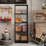 4-Tier/5-Tier/3-Tier Heavy-Duty Plastic Storage Shelves Freestanding Garage Shelving Unit