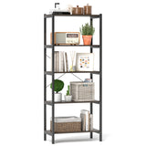 Multipurpose Open Bookcase Industrial Rack Wide Standing Storage Shelf