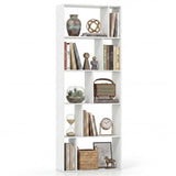 5-Tier Modern Bookshelf with Open Back and 2 Anti-Tipping Kits