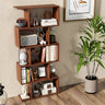 5-Tier S-Shaped Bookshelf with Anti-Tip Kit for Living Room Home Office